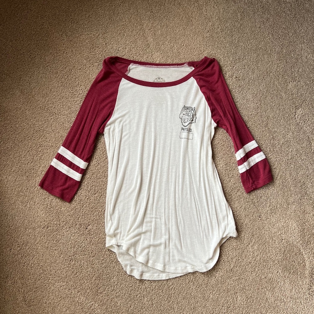 Well Worn Baseball Tee Size S
